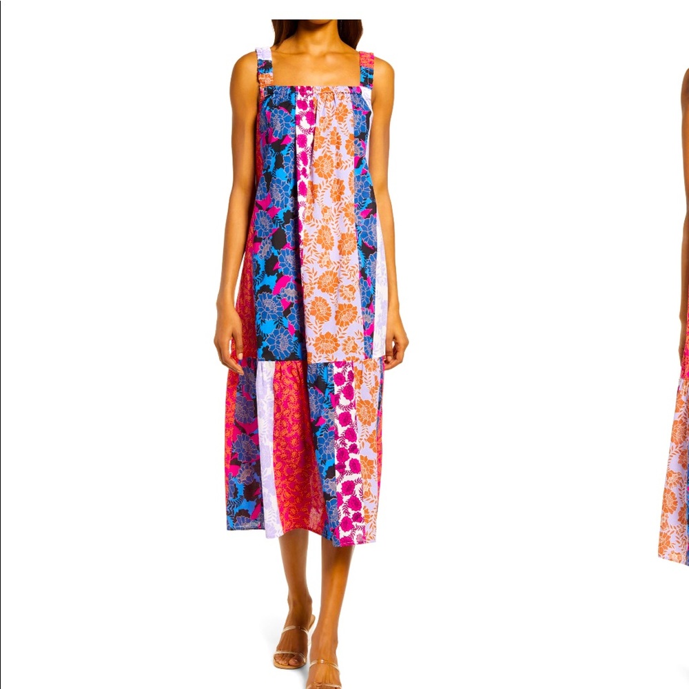 NWT BB Dakota by Steve Madden Away Message Dress, size medium (6-8) multi color